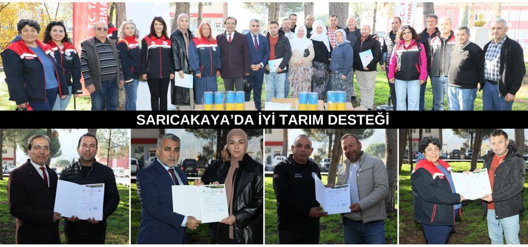 SARICAKAYA’DA İYİ TARIM DESTEĞİ
