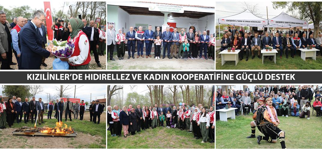 KIZILİNLER’DE HIDIRELLEZ VE KADIN KOOPERATİFİNE GÜÇLÜ DESTEK