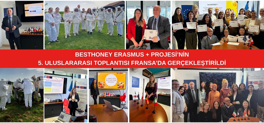 BESTHONEY ERASMUS + PROJESİ’NİN 5. ULUSLARARASI TOPLANTISI FRANSA’DA GERÇEKLEŞTİRİLDİ